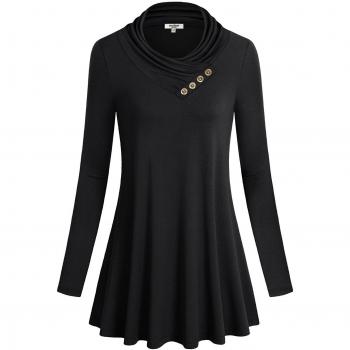 Pull en Jersey Noir Anna Smith Femme