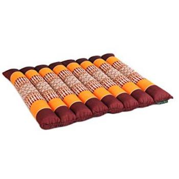 Coussin de Yoga et Méditation Plat Roulable en Kapok Haute Densité