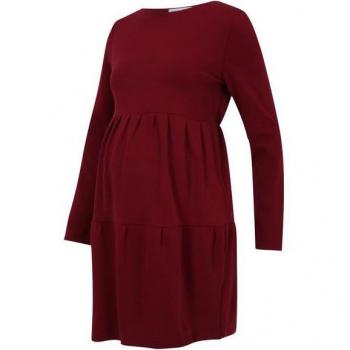 Bebefield Darlene Vestido en Color Rojo Vino