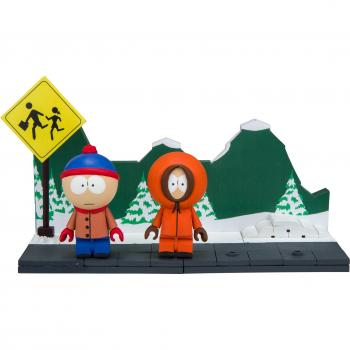 South Park Stan & Kenny The Bus Stop Building Set