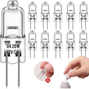 Halogène G4 10 Pièces 12 V 20 W 2800 K – Solution d’Éclairage Chaud & Dimmer