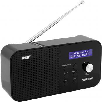 Telefunken RD1003 Kompaktes Digitalradio – Schwarz