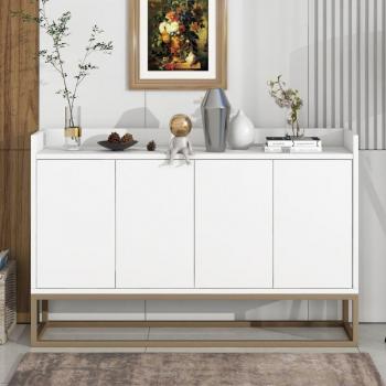 Buffet Rangement Doré