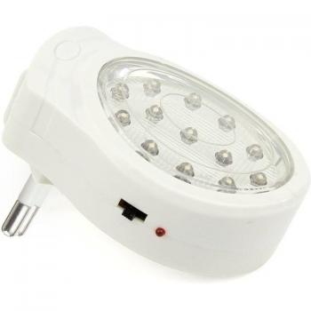 Smuxi 13 LED Wiederaufladbare Zauberstab Lampe, Notfall Licht, AC110-240V
