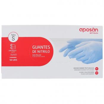 Guantes Aposan Nitrilo Talla S 50 Uds