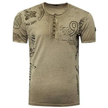 T-Shirt RUSTY NEAL, Herren, XXXL, khaki, 100% Baumwolle