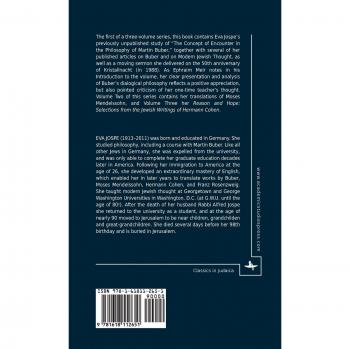 Encounters in Modern Jewish Thought: The Works of Eva Jospe