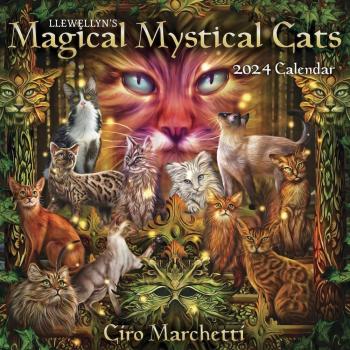 Magical Mystical Cats 2024 Wall Calendar
