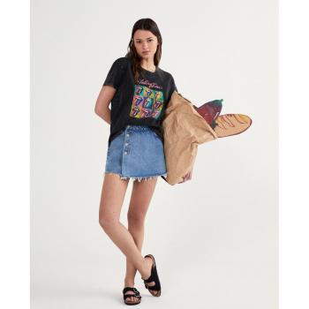 Falda vaquera mini Green Coast