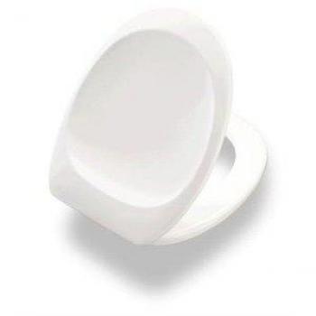 Pressalit Dania WC-Sitz 982273-B47999 pergamon mit Edelstahl-Universalscharniere und Deckel, Standard