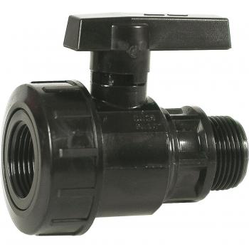Rubinetto in PVC PE‑MF 3/4″ per tubi a bassa pressione