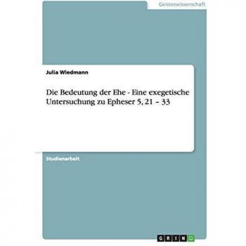 Die Bedeutung der Ehe