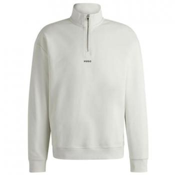 Sudadera “HUGO Durty244” en Negro/Ecru