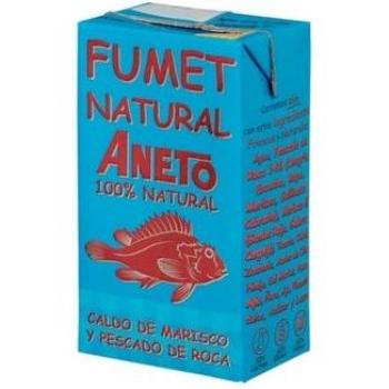 Aneto Caldo Natural Fumet de Pescado y Marisco, 1 Litro