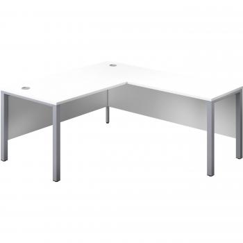 White/Silver 1800x800 Goal Post Desk
