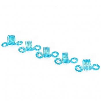 Bagues de cheveux colorées 12x24mm