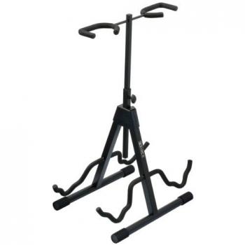 Support double pour guitare avec repose-pied RTX G2R