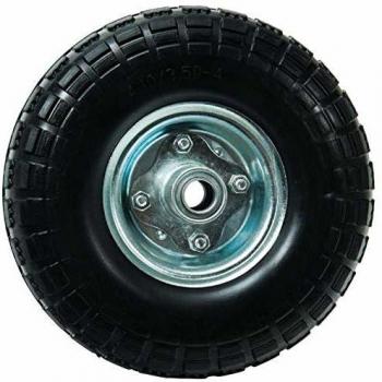 Roue Increvable, Axe Déporté 20 mm – WERKA PRO – Diamètre 260 × 85 mm – Utilisation Diable/Chariot