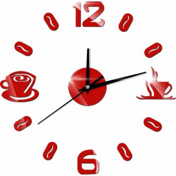 Décor Maison Café Horloge 3D