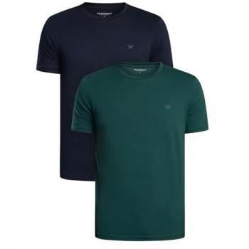 Emporio Armani Dual Short Sleeve T-shirt, Crew Neck AF10776