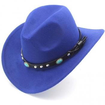 Gorra de cowboy de fieltro para todos