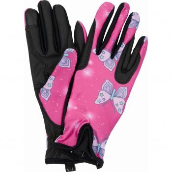 Phlox Röd-Pink Ridhandskar – EquiTocarra 8‑10