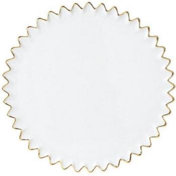 Piatto da Colazione in Porcellana Festiva