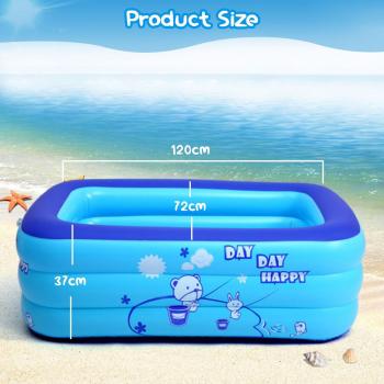 Inflatable Water Play Pool for Kids 47x28x15 inches