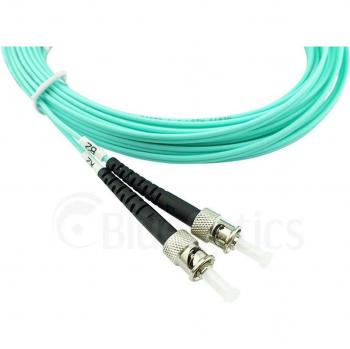 BlueOptics 1m ST OM3 Aqua Fiber Cable