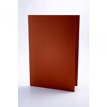 Guildhall Square Cut Folder Mediumweight Foolscap Orange (100 Pack)