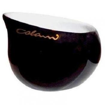 Colani Zuckerdose groß Schwarz 170ml Porzellan