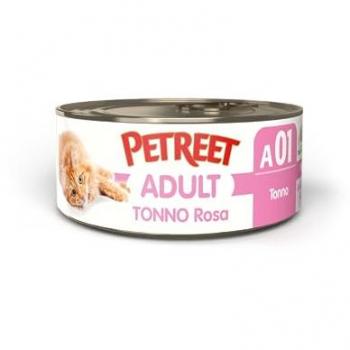 Petreet Cibo Umido Gatti Tonno Rosa 70 gr