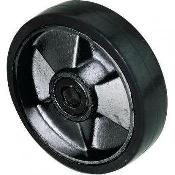 Columbus McKinnon Lenkrad Vollgummi Rad D. 200mm Naben L. 43mm Kunststoff-Felge