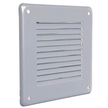 Griglia di Ventilazione in Lamiera 140x140 mm Rete Grigia