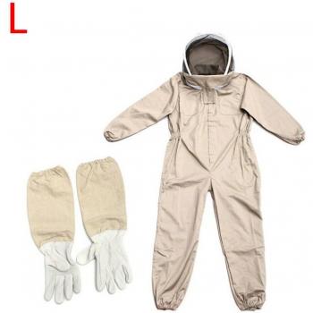 Siamese Beekeeping Suit for Adults with Ventilation and Gloves