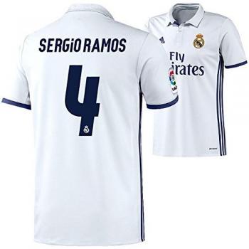 Adidas Real Madrid Kinder Heimtrikot (Sergio Ramos 4, 164)