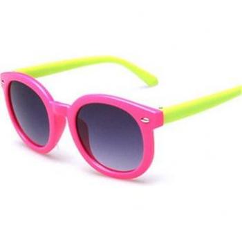 Beliebte runde Retro-Optik Sonnenbrille mit UV-Schutz für Mädchen