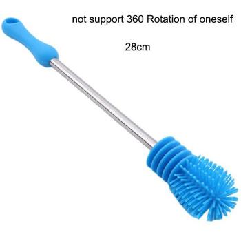 Brosse à mamelon et biberon rotative