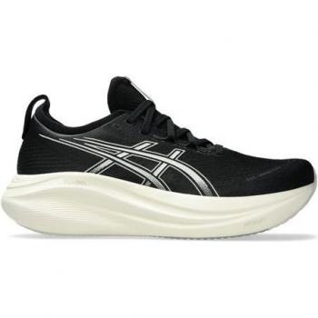 Asics Gel Nimbus 27 Men, Black & Lake Grey, UK 10.5 Running Footwear