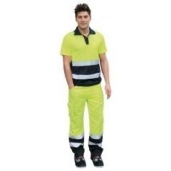 Polo Amarillo de Alta Visibilidad Talla XL Marca Juba