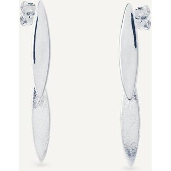 Pendientes Natura Texturadas en Plata