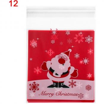 Sacs en plastique pour bonbons de Noël