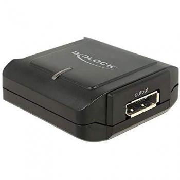 DisplayPort 1.2 Repeater mit DC 5V Unterstützung, schwarz