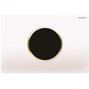 Sigma10 Touchless Flush System – Red, White/Gold Trim