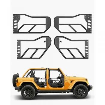 Rubber Pad Equipped Jeep Door Assembly