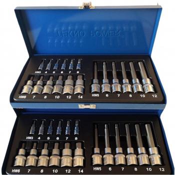 Kit de compas à insertion H 19 pièces