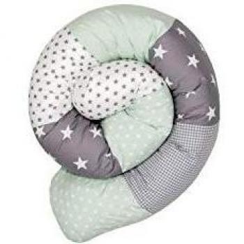 Ullenboom Kuschelschlange 160 cm Mint Grau