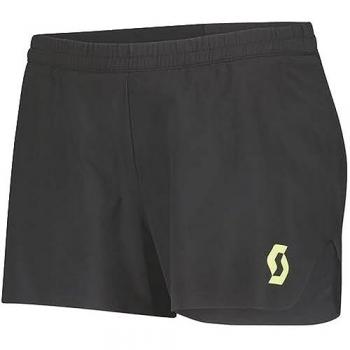 Scott Ultraleichte Elastische Herren Laufsport Shorts Schwarz Gelb Größe S