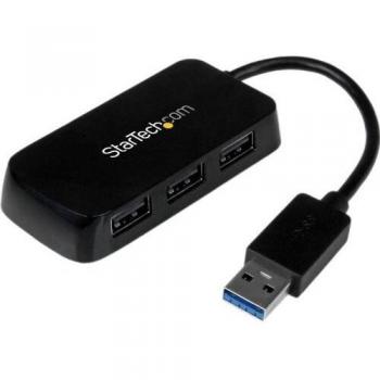Hub Usb 3.0 4 Puertos Negro
