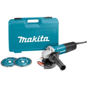 Makita haakse slijper 230V 840W 125mm met vastzetschakelaar
